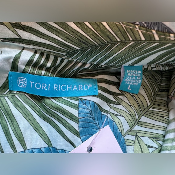 Tori Richard Honolulu Short Sleeve Button up Shirt Size L - Picture 5 of 9